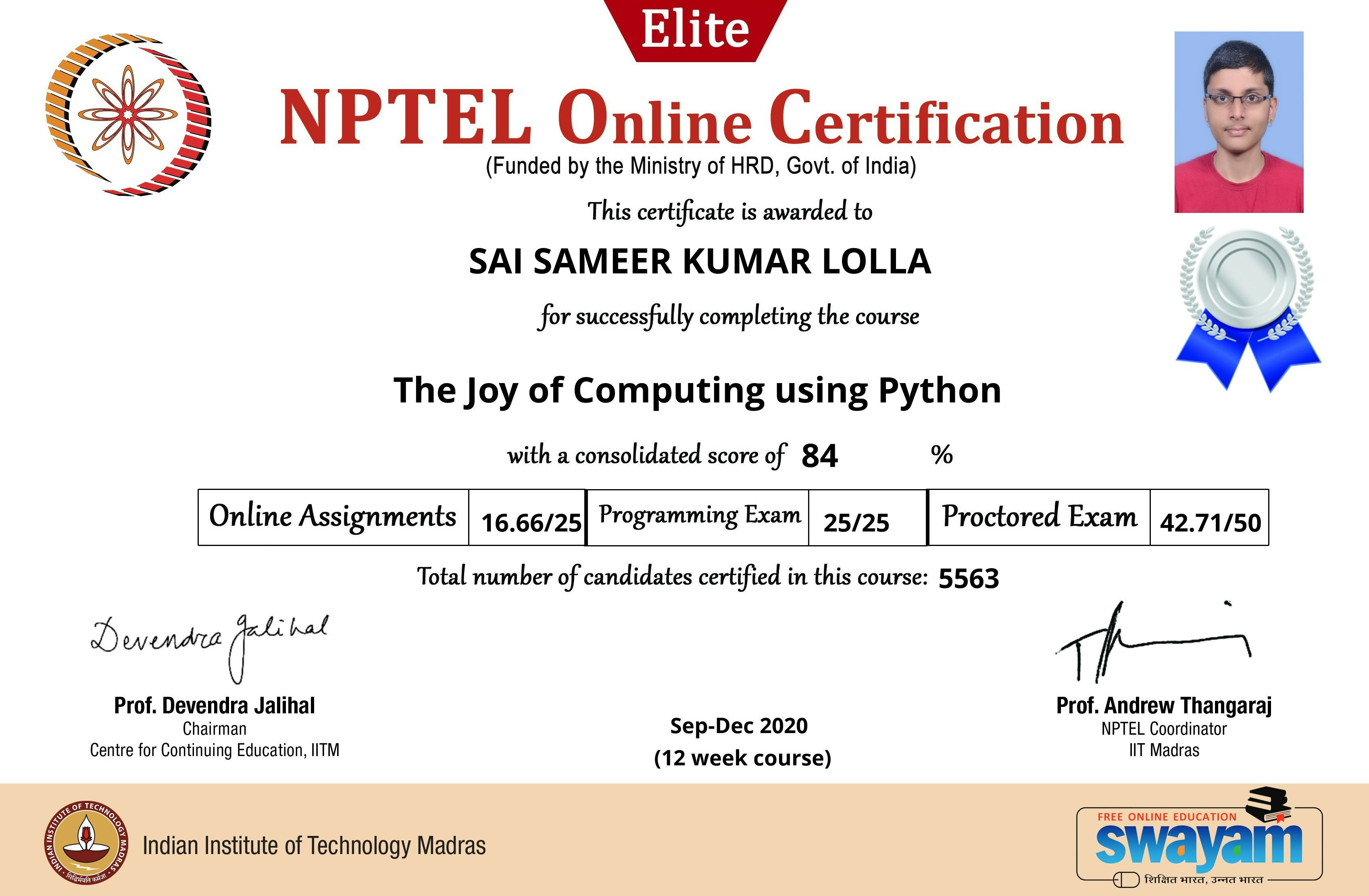 Joy of Computing